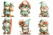 Whimsical summer gnome Clipart, an Illustration by Designworld (Thumbnail 2 of 7)