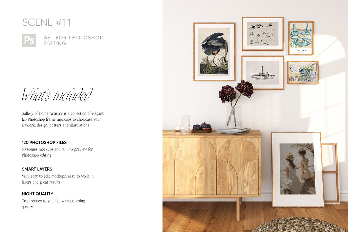 GALLERY ARTISTRY 120 Frames Mockups, a Household Mockup by Muse Mockups (Photo 12 of 27)