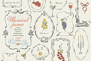 Whimsical Frames Hand Drawn Line Art, a Decorative Illustration by Berentine.art (Thumbnail 1 of 14)