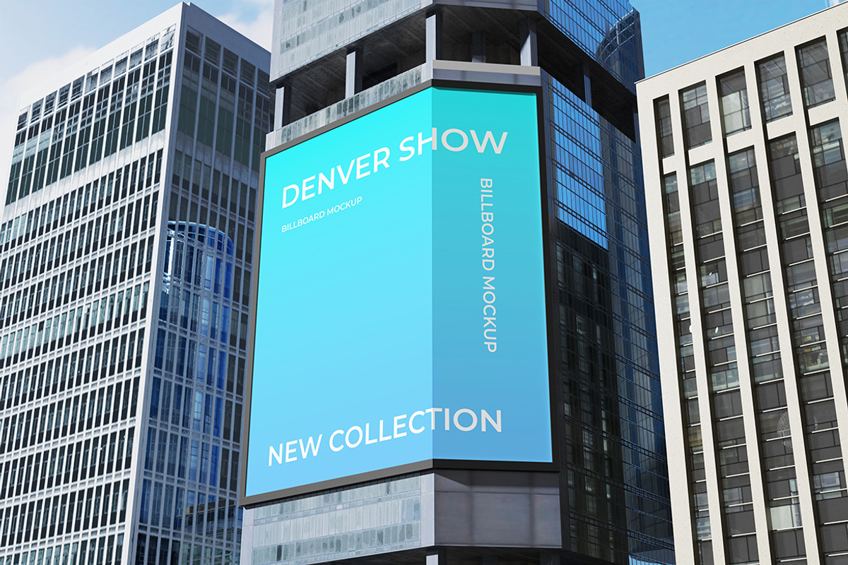Urban Building Billboard Mockup, an Advertising Mockup by My Code Std (Photo 2 of 6)