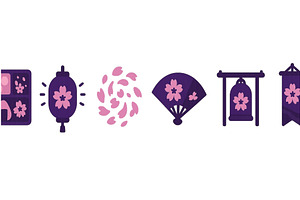 Decorative elements featuring pink, an Object Illustration by ZinetroN