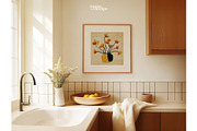 Square 1:1 Frame Mockup Kitchen PSD, a Household Mockup by momomockps (Thumbnail 4 of 11)