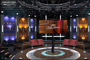 TV Studio Entertainment Set 3, a Furniture 3D Model by akerStudio (Thumbnail 8 of 22)