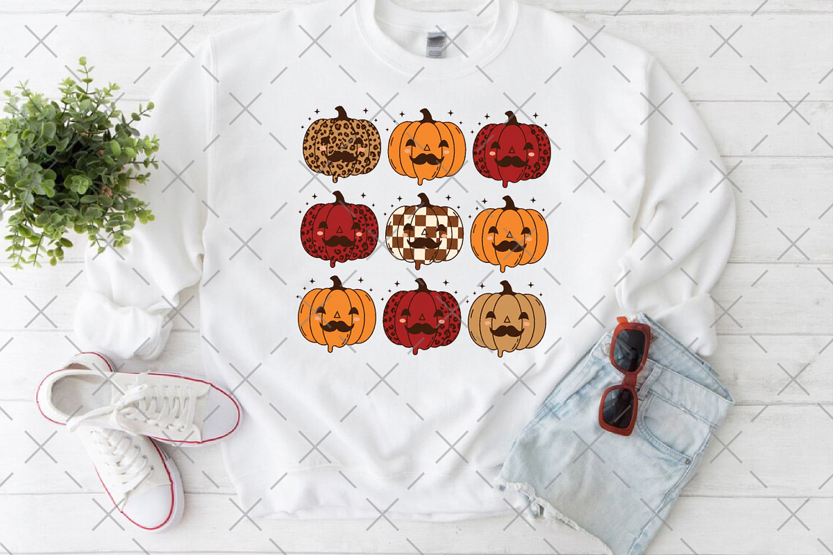 Halloween Funny Pumpkin PNG, an Illustration by Craft Nest (Photo 6 of 6)