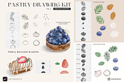 Procreate French Pastry Brush Pack, a Brush Add-On by Artbykimmyw (Thumbnail 8 of 9)