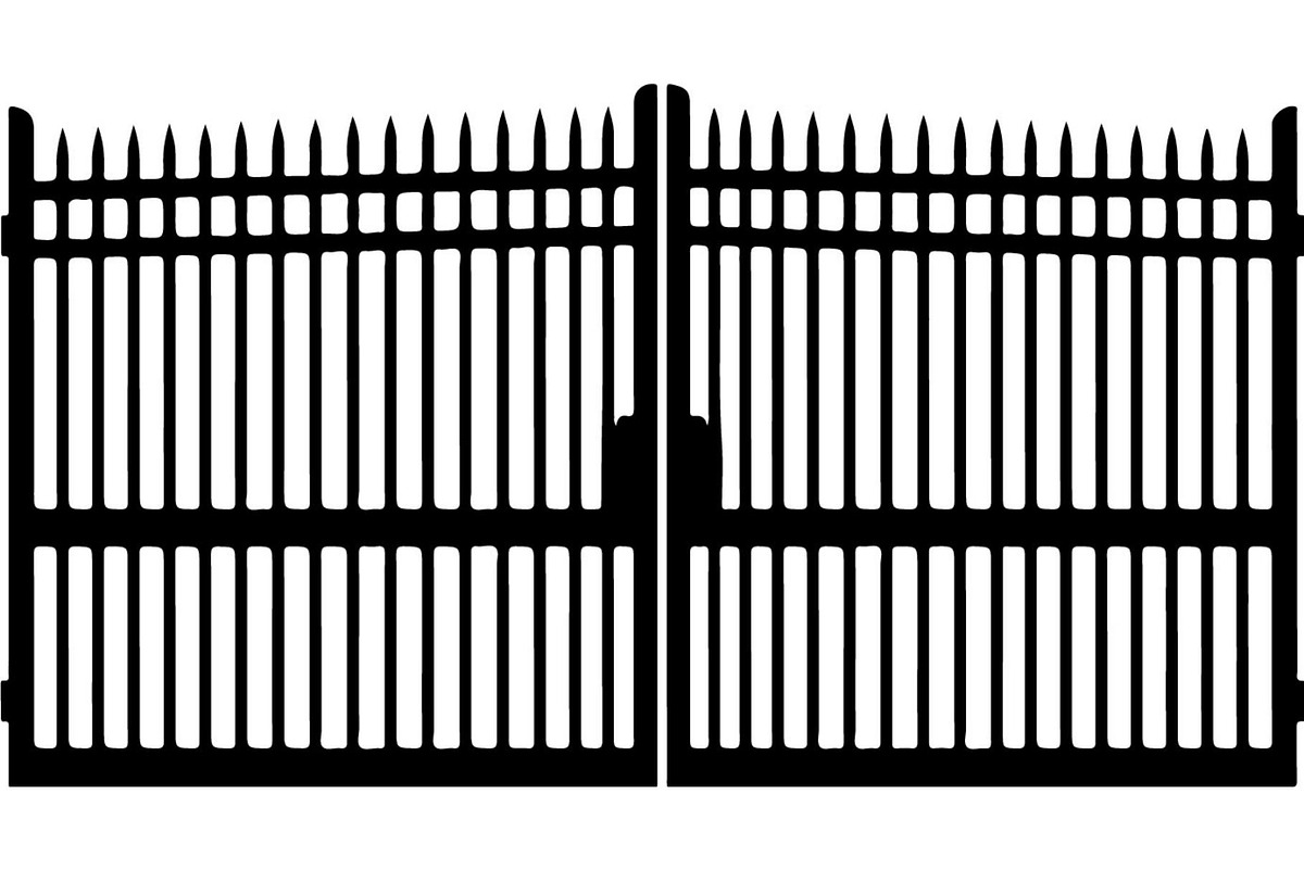Ornamental Metal Fence Design Vector, an Object Graphic by Designer_Momina (Photo 8 of 13)