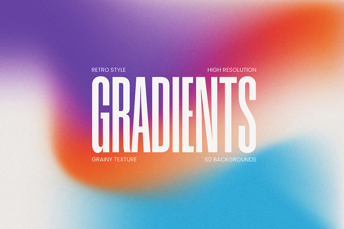 70s Retro Gradient Backgrounds Set, a Gradient Add-On by May Motif (Photo 1 of 14)