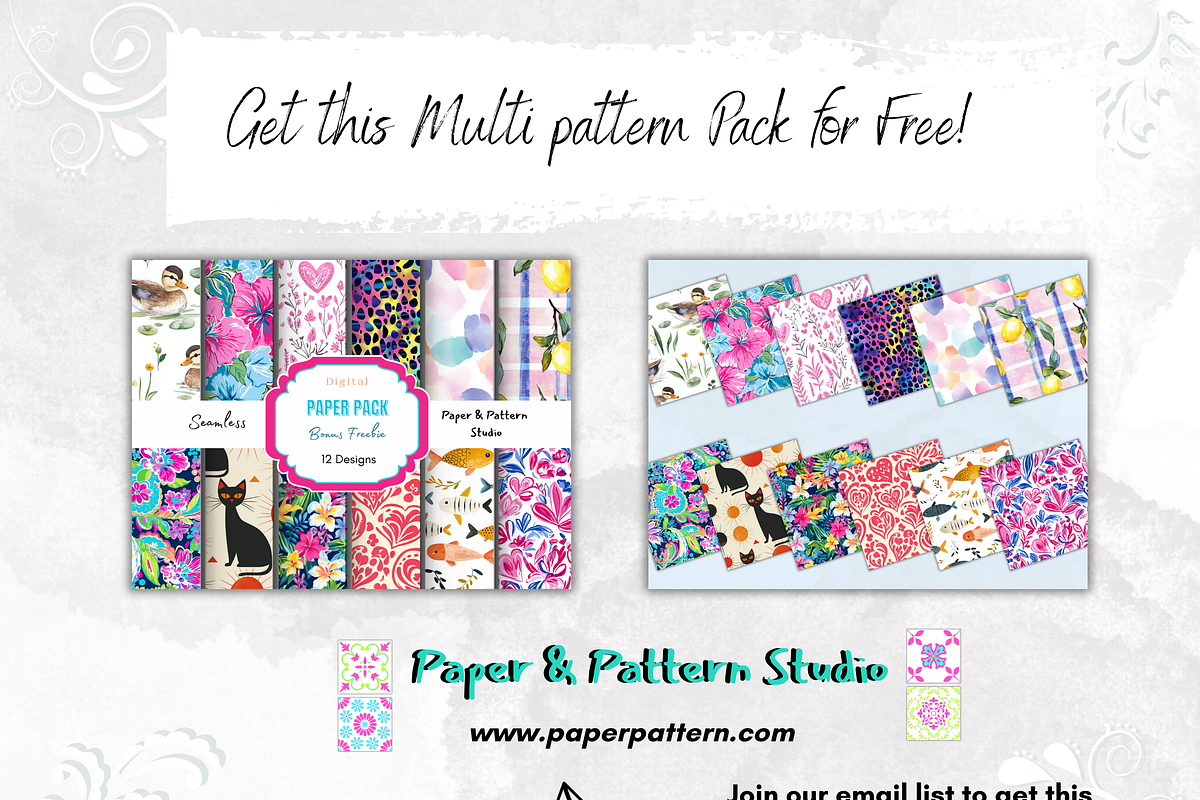 Grandmillennial Hydrangea Floral, a Pattern Graphic by Paper & Pattern Studio (Photo 9 of 9)