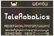 Mecha Robot font, a Font by weknow (Thumbnail 3 of 5)
