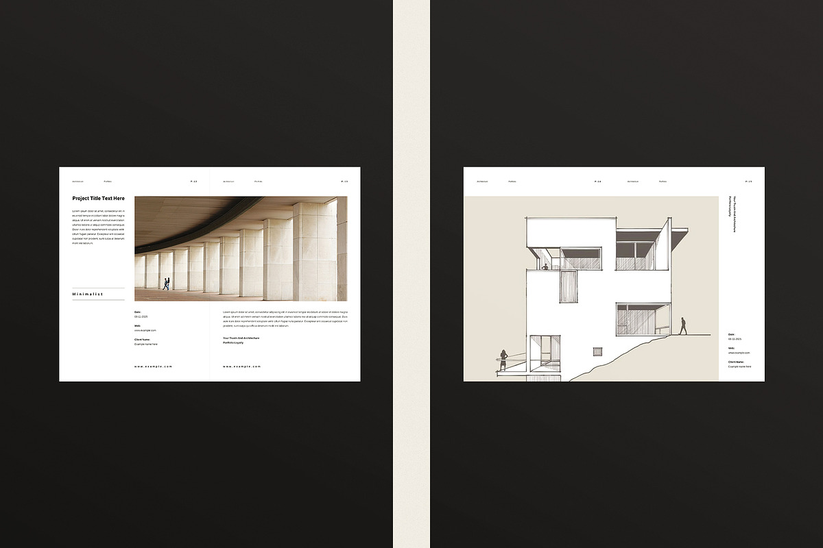 Architecture Brochure Template, a Brochure Template by ArtisanaAura (Photo 6 of 10)