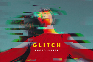 RGB Glitch Photo Effect, a Layer Style Add-On by Design Squad