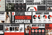 Digital Marketing Campaign Template, a Presentation Template by E-Type (Thumbnail 1 of 3)