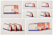 Horizontal Desk Calendar Mockup Set, a Print Template by mockupatelier (Thumbnail 2 of 10)