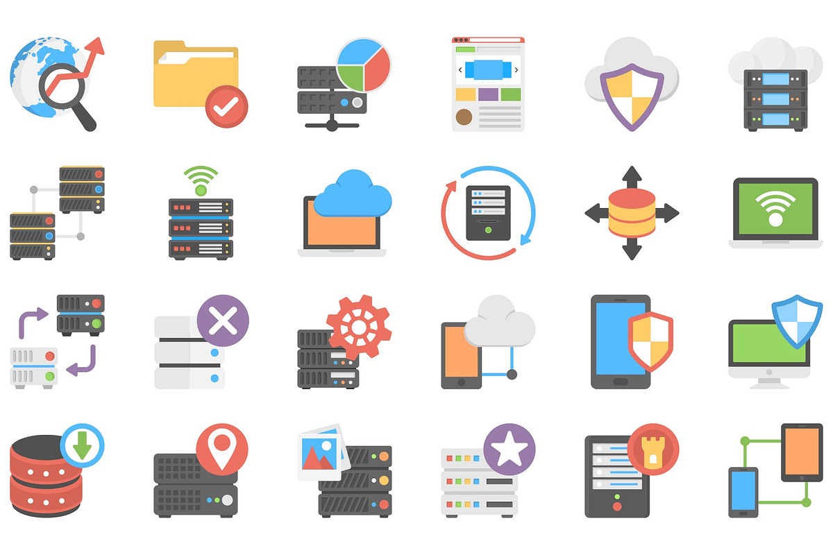 Essential Cloud Computing Icon Set., an Icon by Vector Portal (Photo 4 of 6)