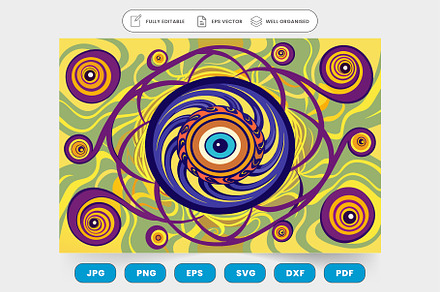 Chaotic swirl and spiral drawing the