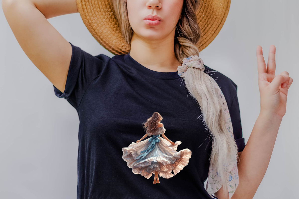 Watercolor Summer Bow Sublimation Cl, an Illustration by SVGArt (Photo 5 of 8)