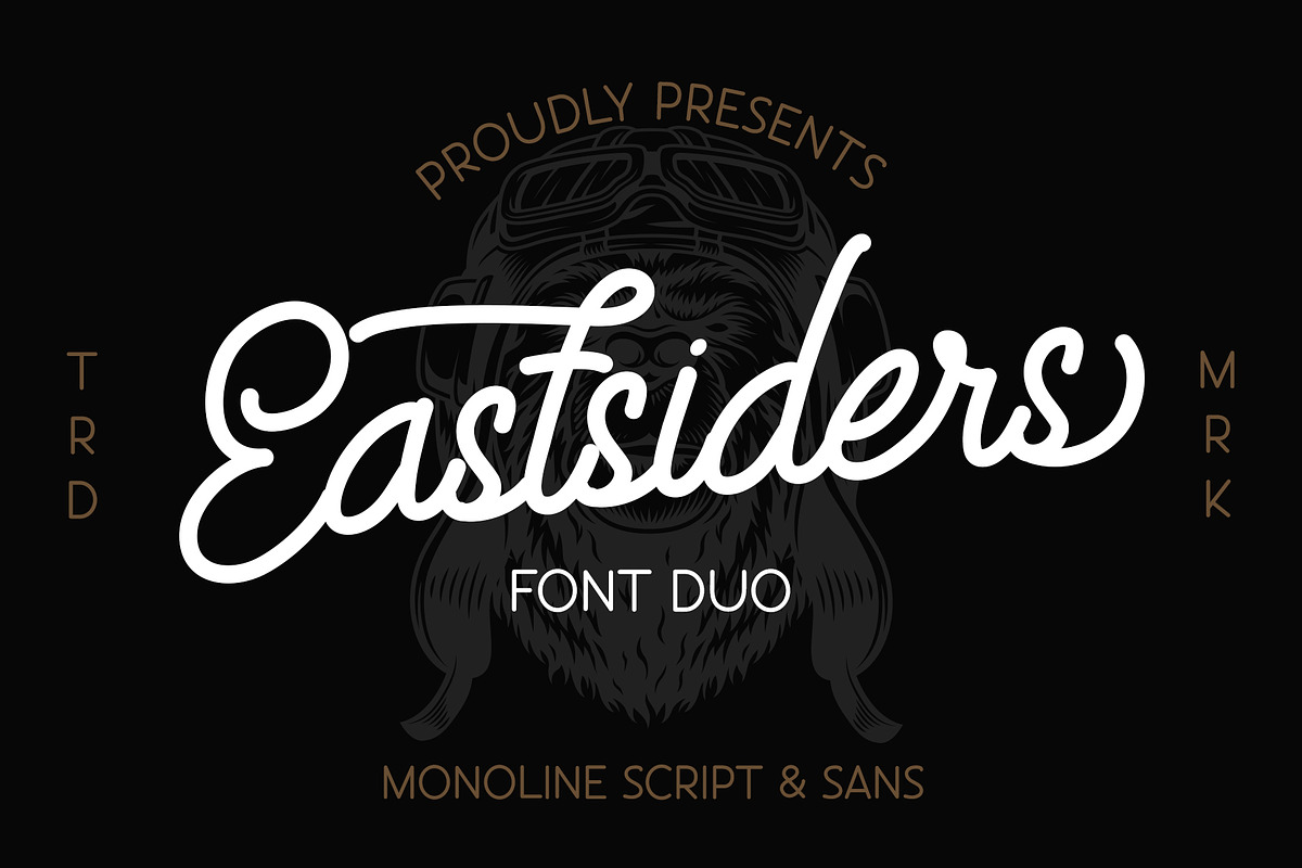 Eastsiders - Monoline Font Duo, a Script Font by Wellscript Studio (Photo 1 of 14)