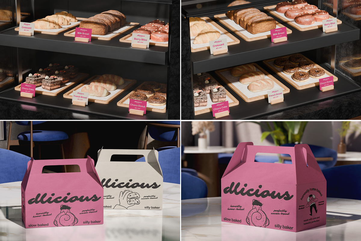 Bakery Mockup & Packaging Bundle, a Packaging Mockup by Vitora Mockup (Photo 4 of 12)