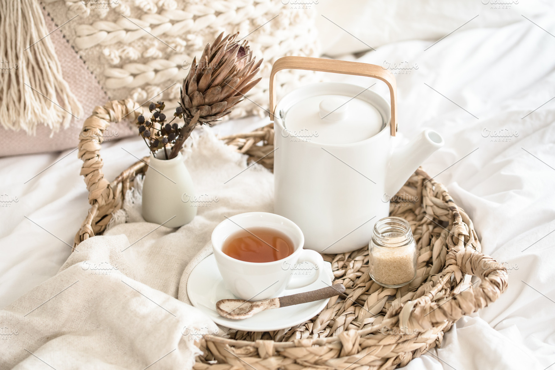 Stock Photo Breakfast in Bed #10, a Food & Drink Photo by Savvy Stock Shop