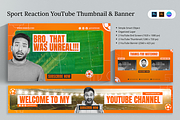 Sport Game Reaction Video Youtube Te, a Social Media Template by Attype (Thumbnail 1 of 5)