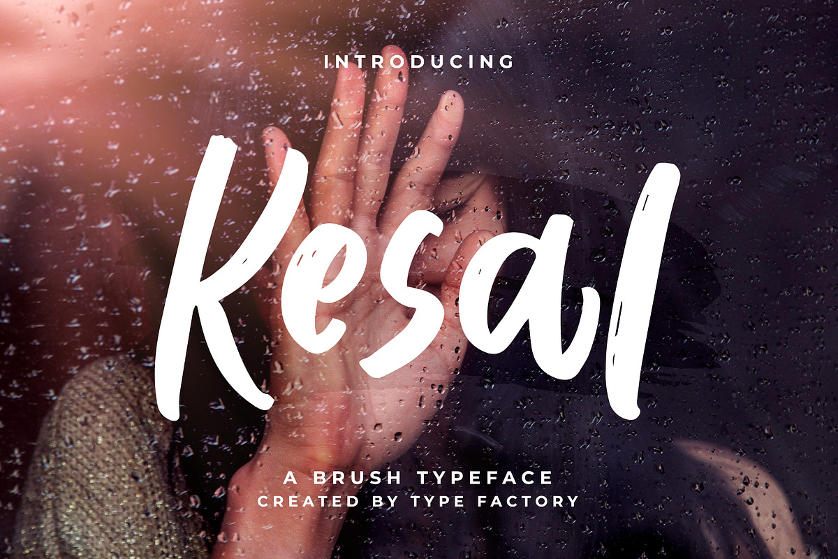 Kesal - Brush Typeface, a Handwritten Font by Typefactoryco (Photo 1 of 10)