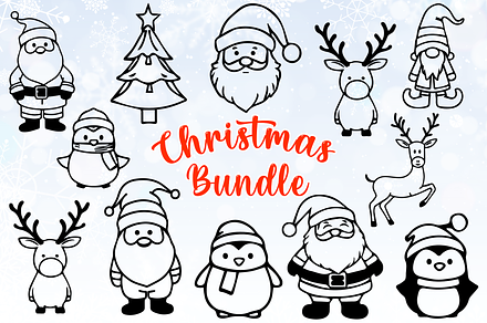 Christmas Character SVG Bundle