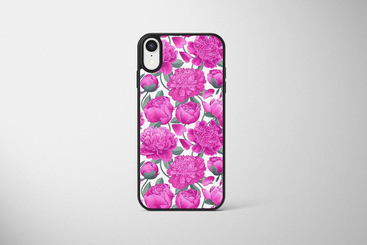 White & Pink Realistic Peonies Set, an Illustration by MarynaPetrovska (Photo 15 of 23)