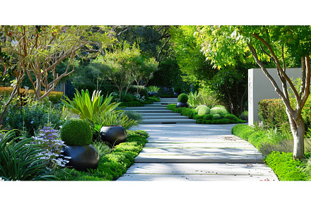 Modern Landscape Design with Lush, an Architecture Photo by Lermont51