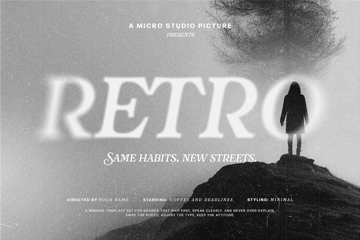 Old Cinema Text Effects, a Layer Style Add-On by Design Squad (Photo 4 of 5)