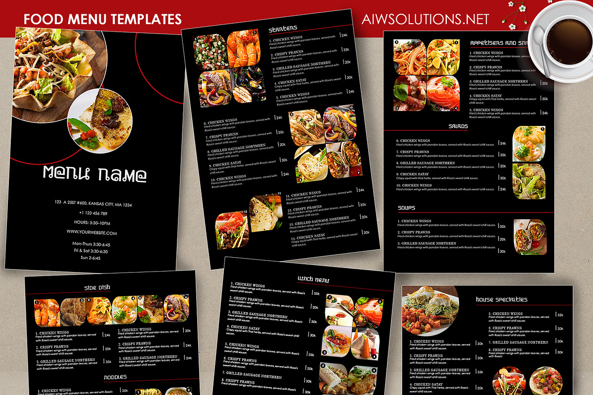 Canva Food menu Template-id26