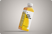 Square Juice Bottle Mockup - 5 PSD, a Packaging Mockup by Muhazdinata (Thumbnail 3 of 7)