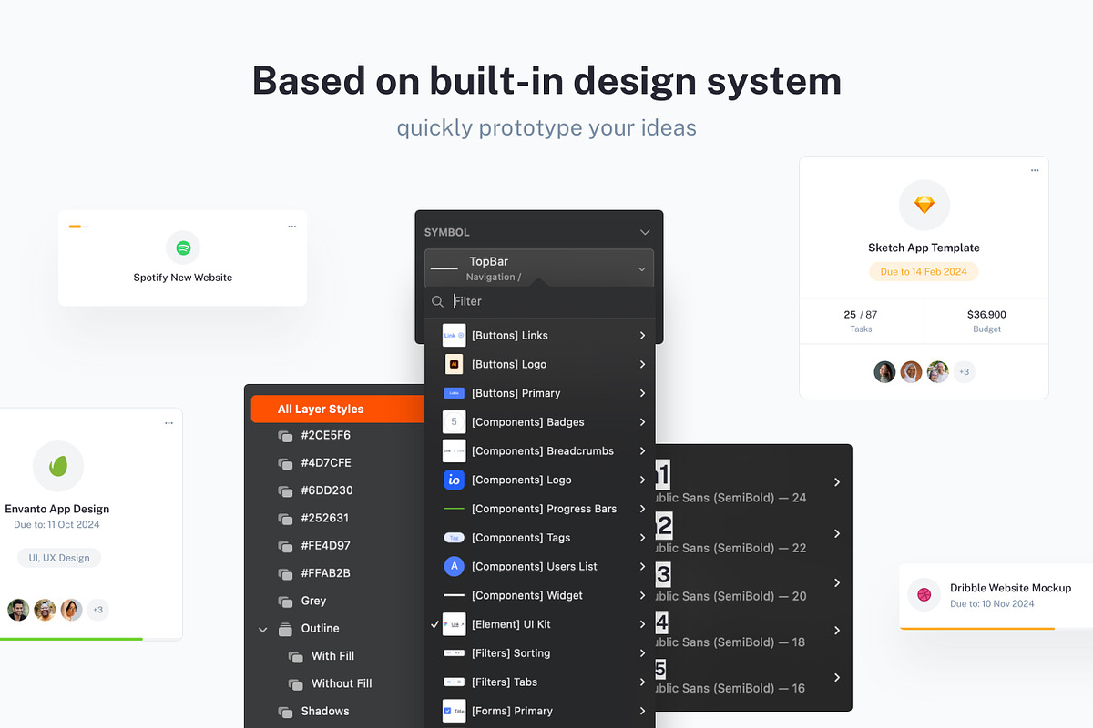 IOTask Mobile UI Kit for SaaS Apps, an App Template by WhiteUI.Store
