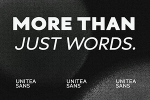 Unitea Sans Serif Family