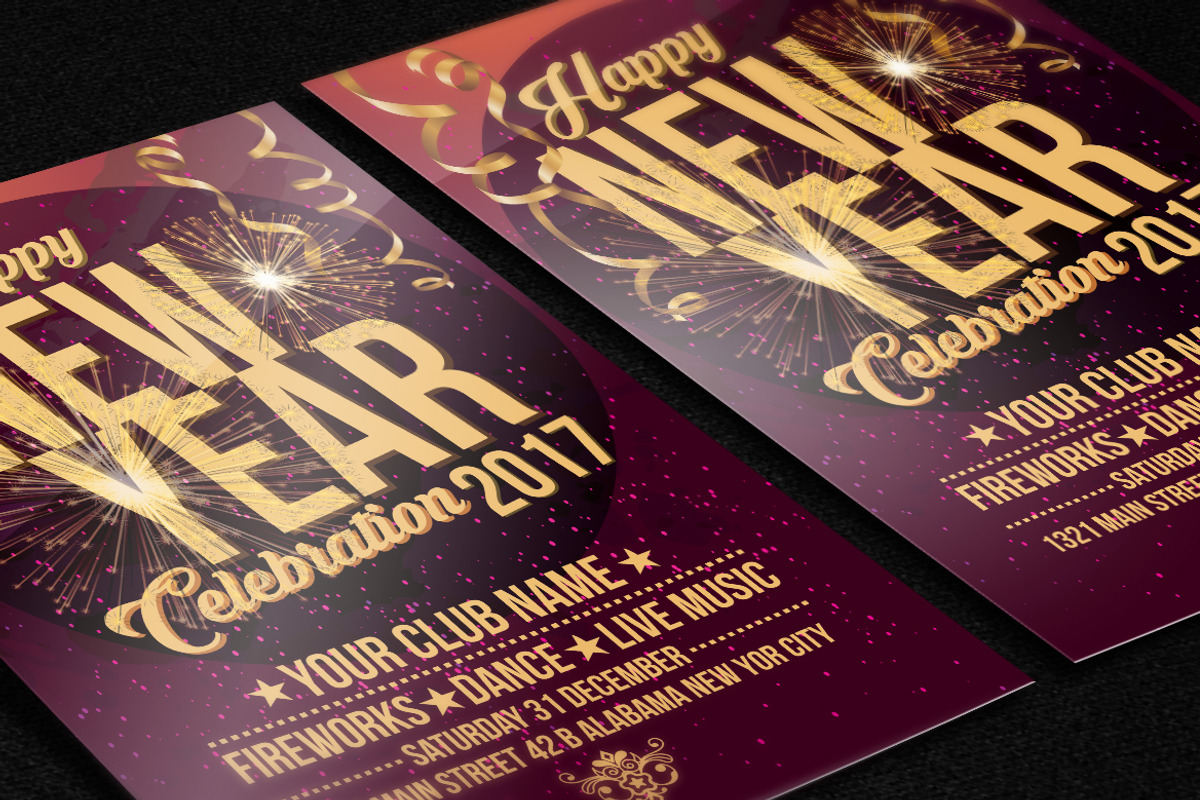 New Year Celebration Party, a Flyer Template by Muhamad Iqbal hidayat (Photo 2 of 4)