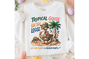 Funny Summer Goose Quote PNG, a Seasonal Illustration by Designking (Thumbnail 4 of 5)