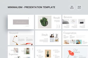 Minimalism Google Slides Template