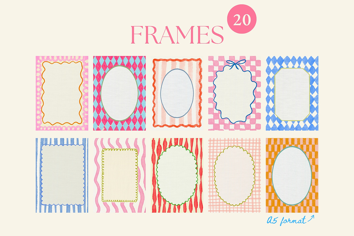Whimsical Frame Art Collection, an Illustration by NassyArt (Photo 3 of 21)