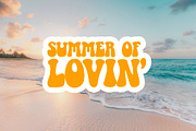 The best Sixties Hippie Font, a Sans Serif Font by Little Type Factory (Thumbnail 7 of 12)