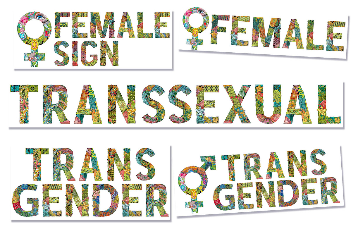 Gender identities zentangle, an Object Graphic by Watercolor fantasy (Photo 11 of 13)