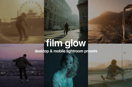 9 Film Glow Lightroom Presets, a Preset Add-On by Gridfiti