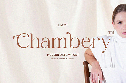 Chambery - Modern Elegant Luxury, a Serif Font by Qweera Studio