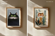 Frame Poster Art Mockup | DIN A PSD, a Household Mockup by momomockps (Thumbnail 8 of 11)