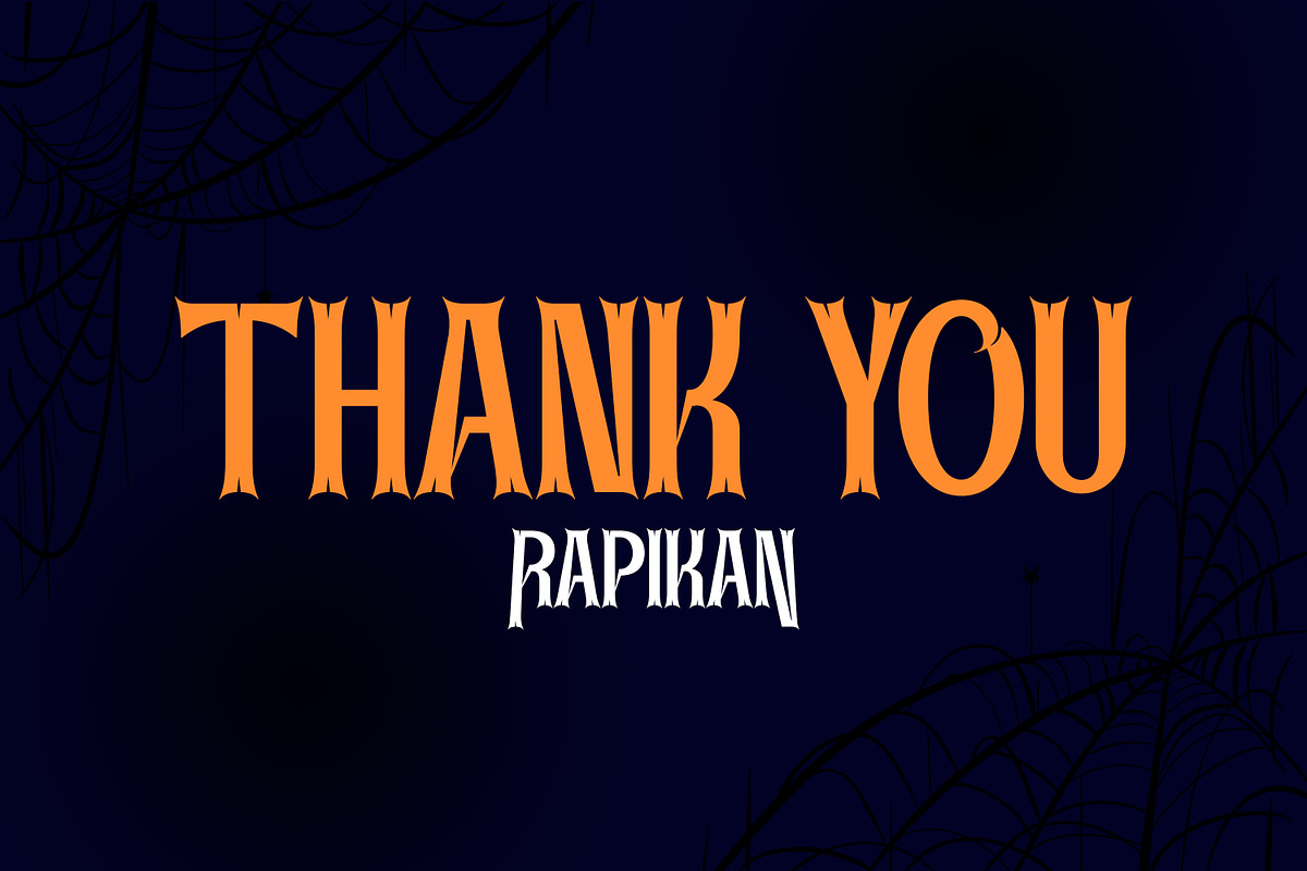 Rapikan - Display Font, a Handwritten Font by Ekahermawan (Photo 12 of 12)