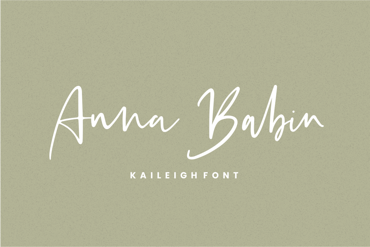 Kaileigh - Casual Script, a Script Font by Sronstudio (Photo 5 of 13)