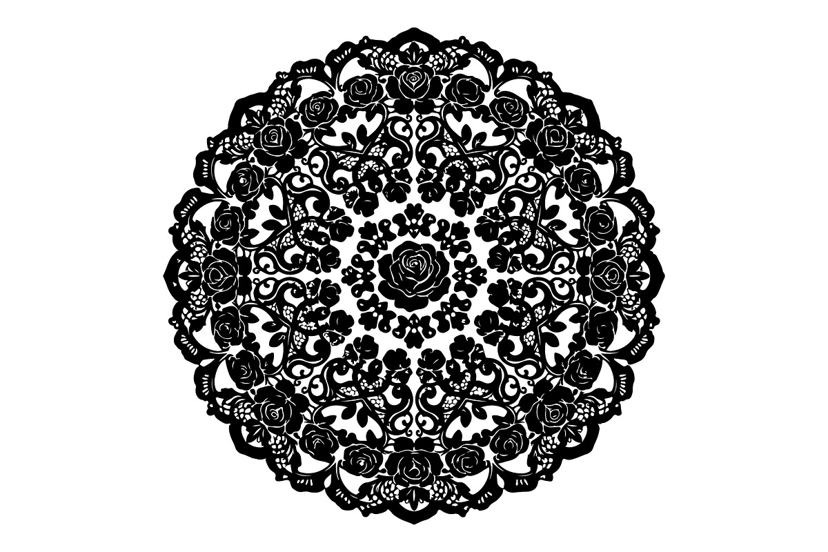 Intricate Floral Mandala Vector, an Object Graphic by Gfx_Store (Photo 9 of 16)