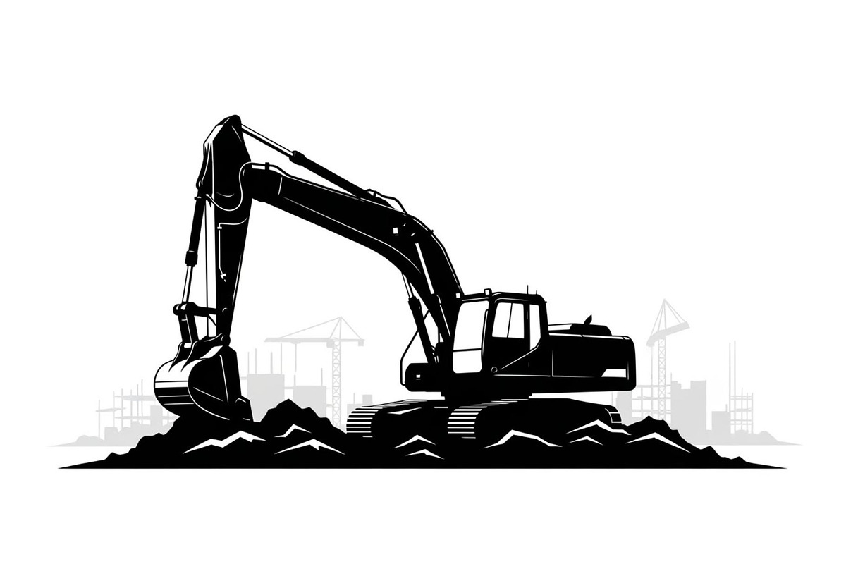 Excavator Construction Vector Bundle, an Illustration by Amazin_art (Photo 5 of 51)