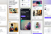 NFT Website, an UI Kit Template by Julia Shagofferova (Thumbnail 12 of 13)