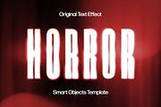 Horror Blurry Text Effect, a Layer Style Add-On by Design Squad (Thumbnail 1 of 2)