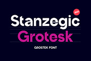 Stanzegic Modern Grotesk Font, a Sans Serif Font by UICreative (Thumbnail 1 of 13)