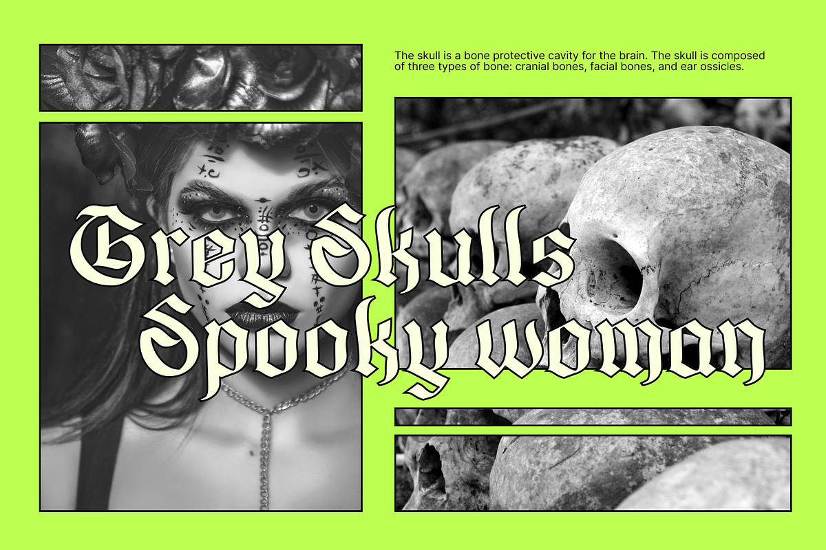 Gofarda Gothic Blackletter, a Blackletter Font by Fitrah Type (Photo 14 of 15)